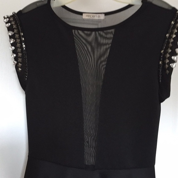 Arden B Dress Women Size XL Black Dressy Sparkly Sexy Figure Flattering - Picture 2 of 14